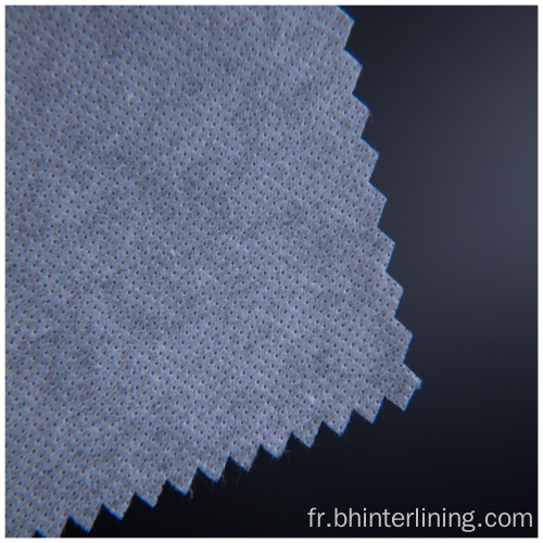 Entoilage de papier fusible enduit de polyester / polyester à 100%